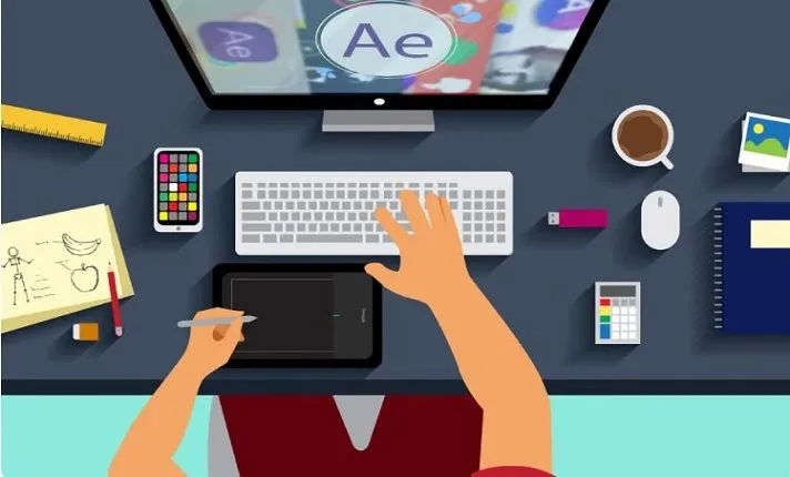 Video animation services team producing an animated explainer video
